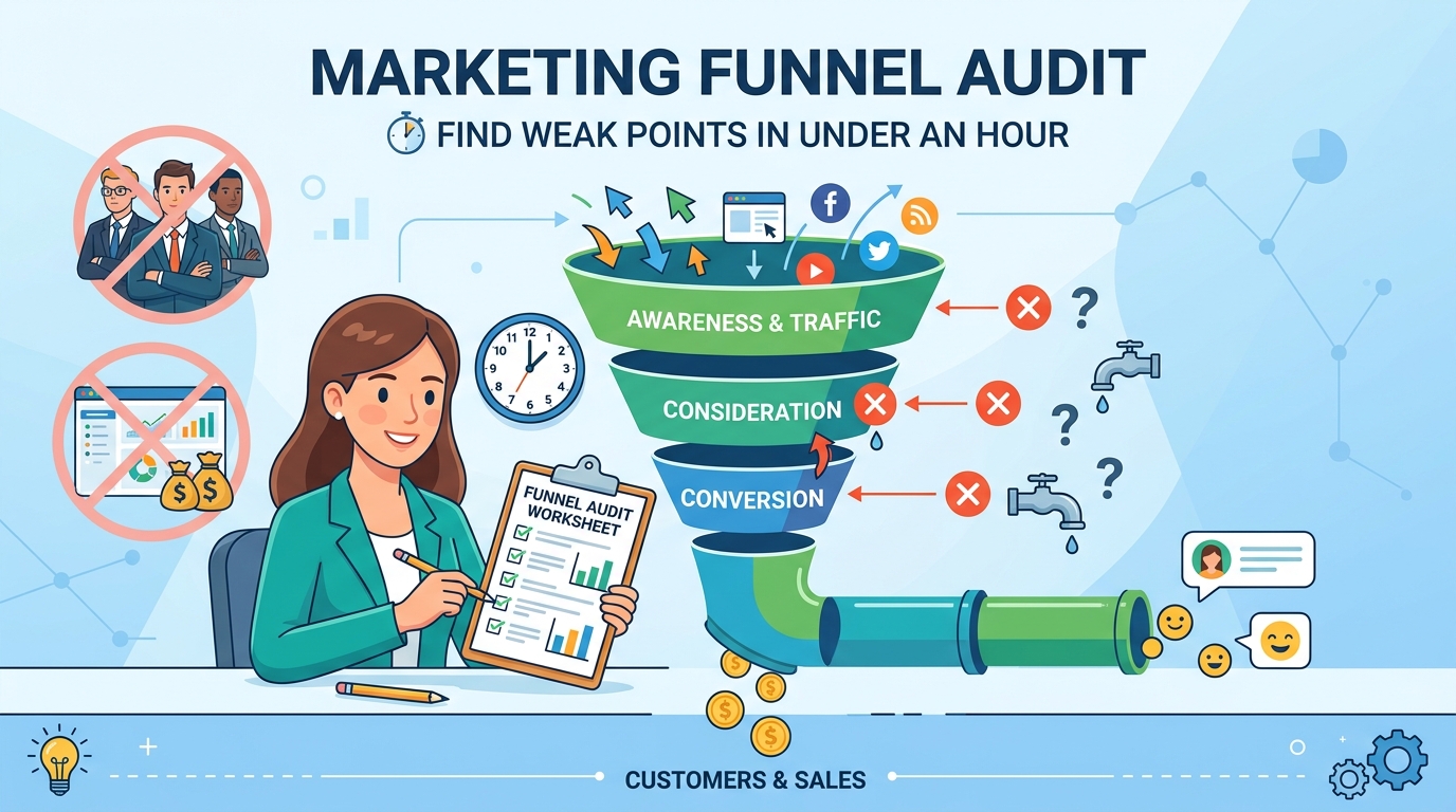 Cara Audit Funnel Marketing dalam 1 Jam: Panduan Praktis untuk UKM